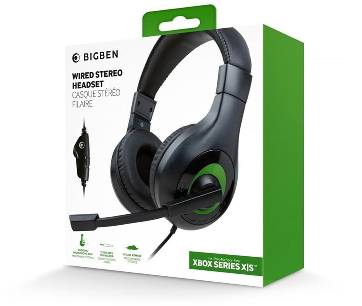 BIGBEN CASQUE STÉRÉO FILAIRE ORIGINAL XBOX EDITION