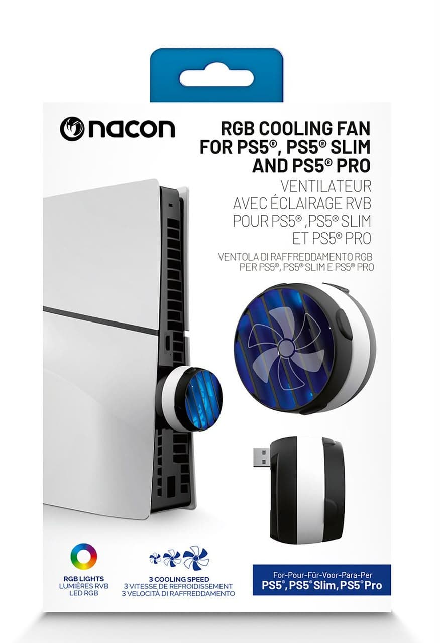 NACON RGB COOLING FAN FOR PS5°, PS5° SLIM AND PS5® PRO ORIGINAL