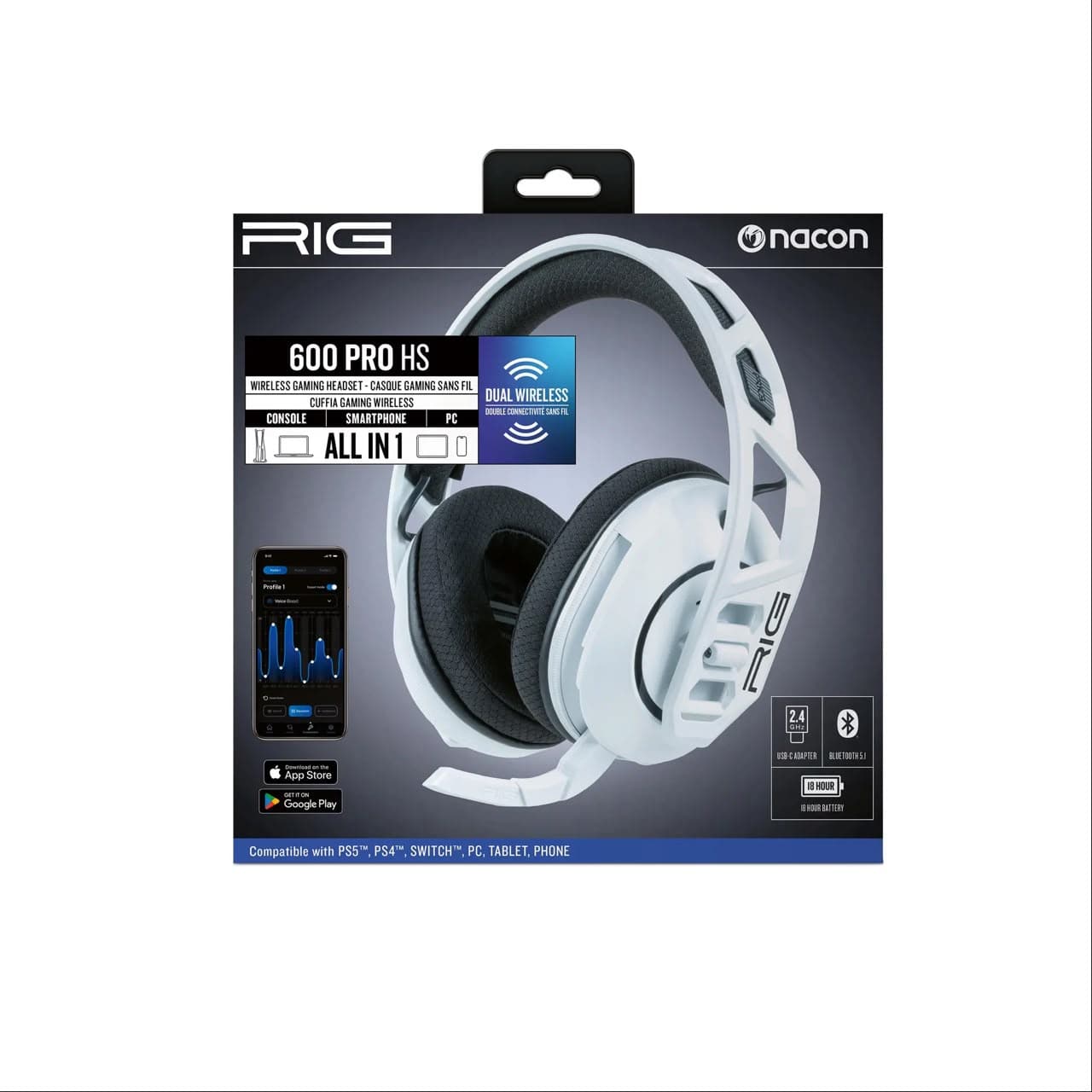 Casque nacon rig 600 pro (PlayStation /PC /nintendo switch