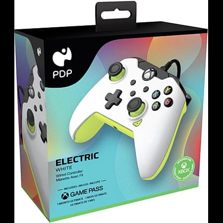 Manette xbox PDP filaire blanc original
