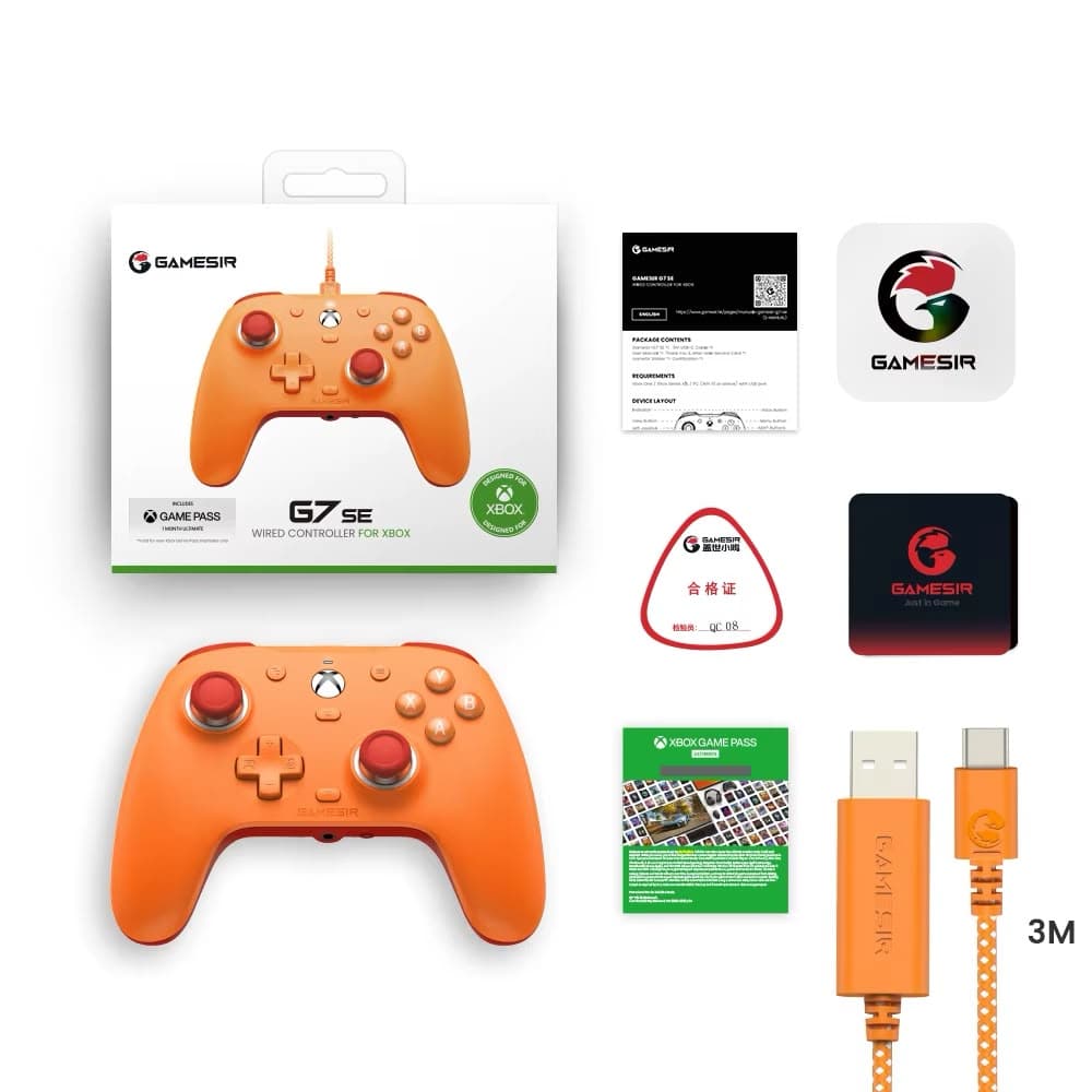 Manette gamesir G7 SE vibrant orange