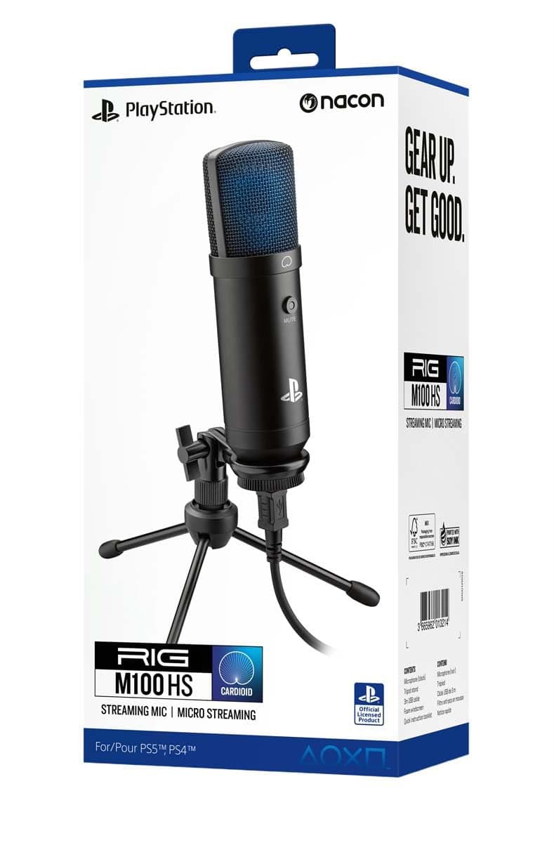 Microphone nacon pour streaming officiel PlayStation