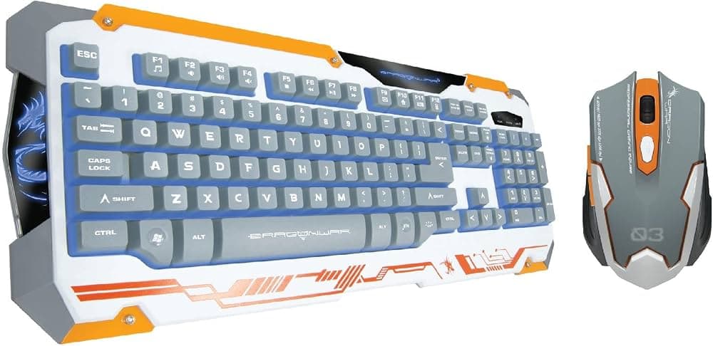 Dragon War GKM-001 Gaming Mouse and Keyboard Bundle
